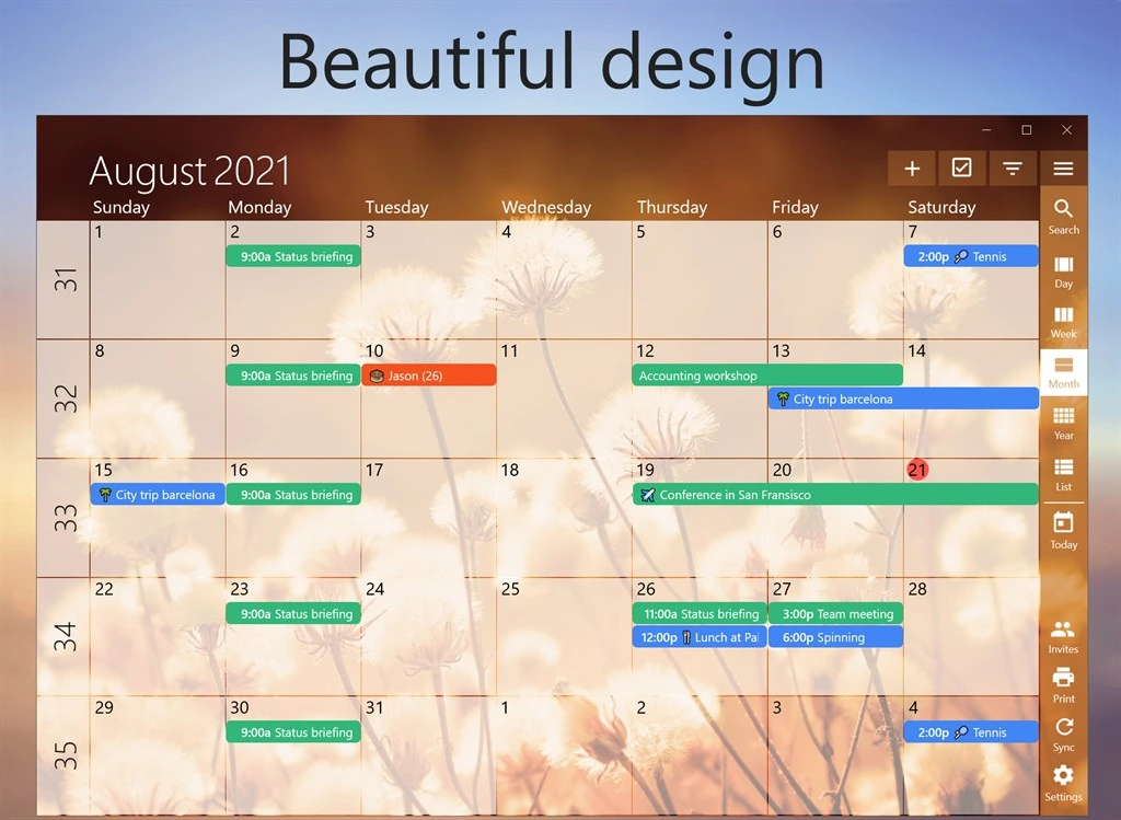 One Calendar Screenshot Image #2