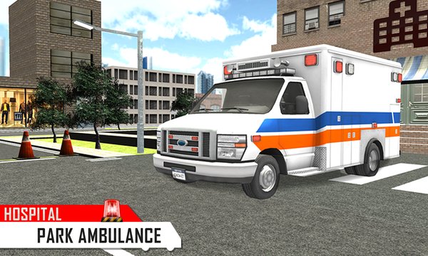 Ambulance Rescue Driver 3D - Patients to Hospital Screenshot Image
