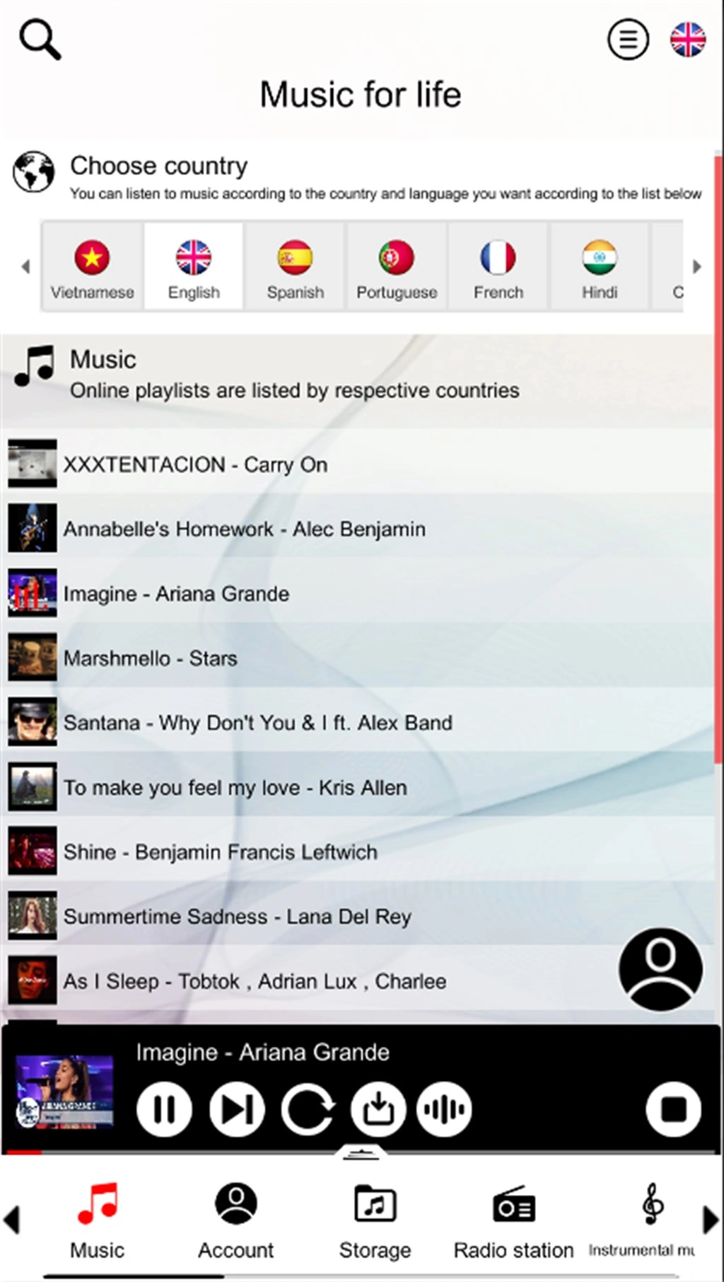 Music For Life Screenshot Image