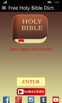 Free Holy Bible Dictionary Screenshot Image