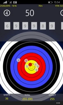 FITA Archery Scorer Screenshot Image
