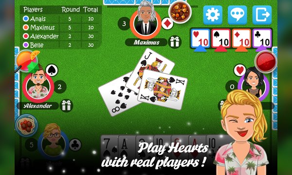 Multiplayer Hearts App Screenshot 1