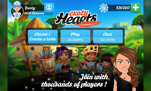Multiplayer Hearts App Screenshot 2