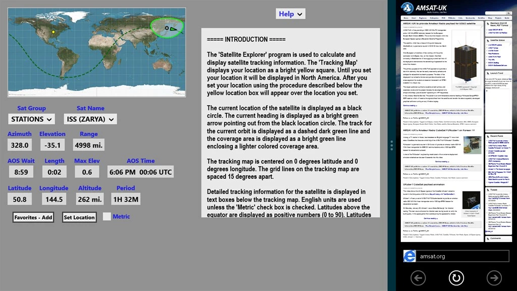 Satellite Explorer Screenshot Image #4