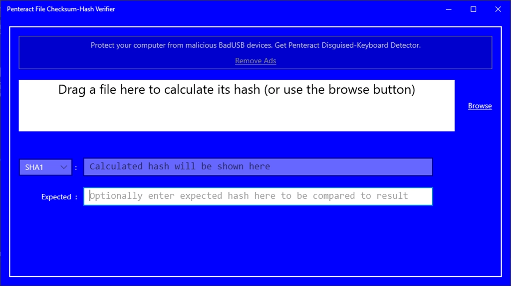 Penteract File Checksum-Hash Verifier Screenshot Image #5