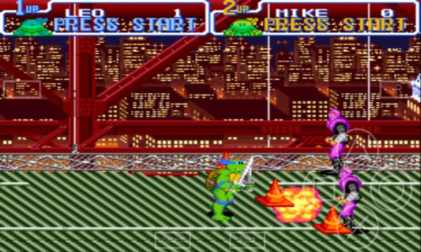 Teenage Mutant Ninja Turtles IV Turtles in Time Screenshot Image