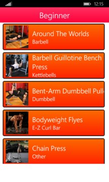 The Total Gym Chest Workout Screenshot Image