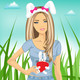 Fashion Girl Easter for Windows Phone