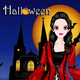 Halloween Girl Costume Party Icon Image