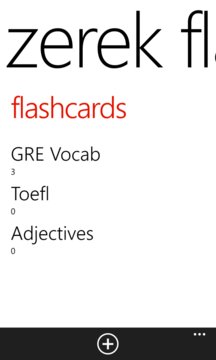 Zerek Flashcards Screenshot Image