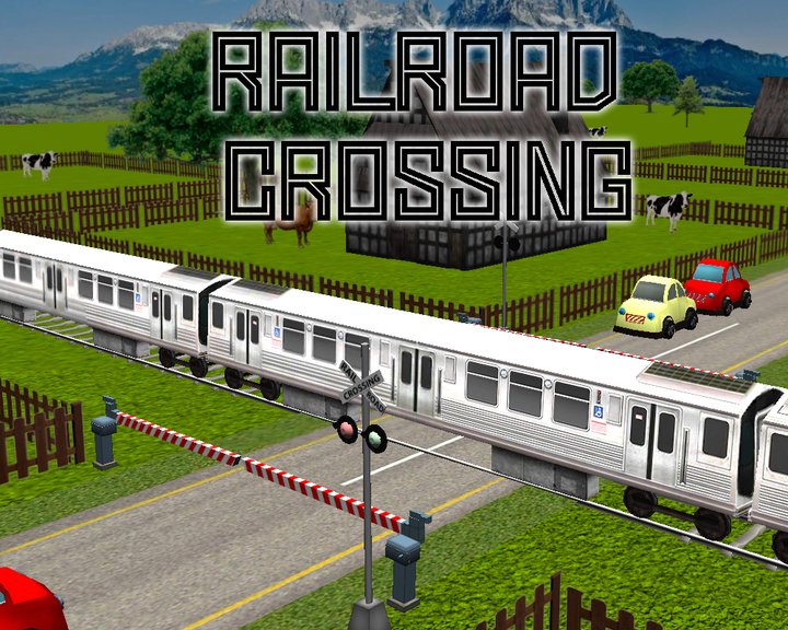 Railroad Crossing 3d Image