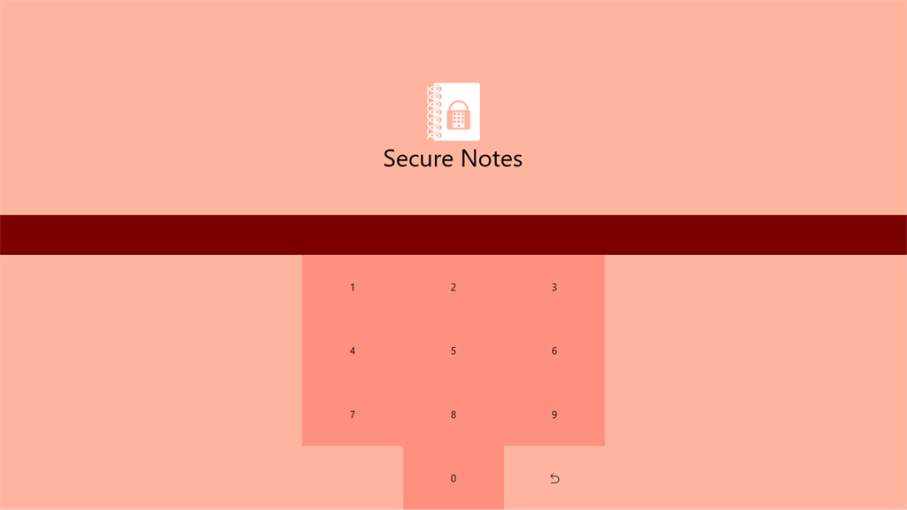 Secure Note Screenshot Image