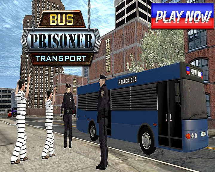 Prison Bus Criminal Transport Image