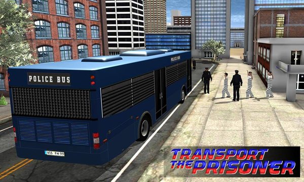 Prison Bus Criminal Transport Screenshot Image