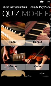 Music Instrument Quiz - Learn to Play Piano Guitar Screenshot Image