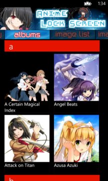 Anime Lock Screen Screenshot Image