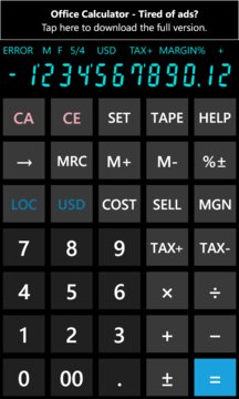 Office Calculator Screenshot Image