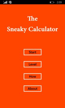 The Sneaky Calculator Screenshot Image