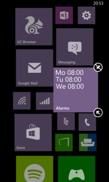 Alarms Screenshot Image