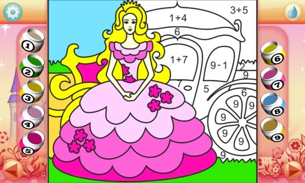 Color by Numbers - Princesses -