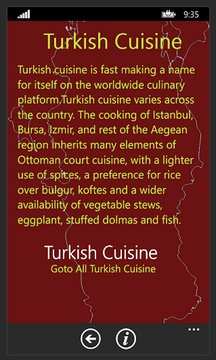 Turkish Cuisine Screenshot Image