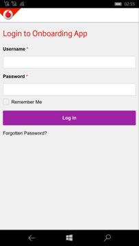 Vodacom Onboarding Screenshot Image