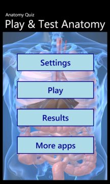 Anatomy Quiz Screenshot Image