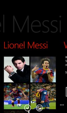 Lionel Messi Lockscreen Screenshot Image