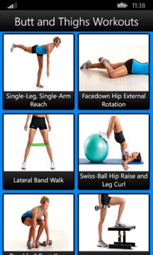 Butt and Thighs Workouts Screenshot Image