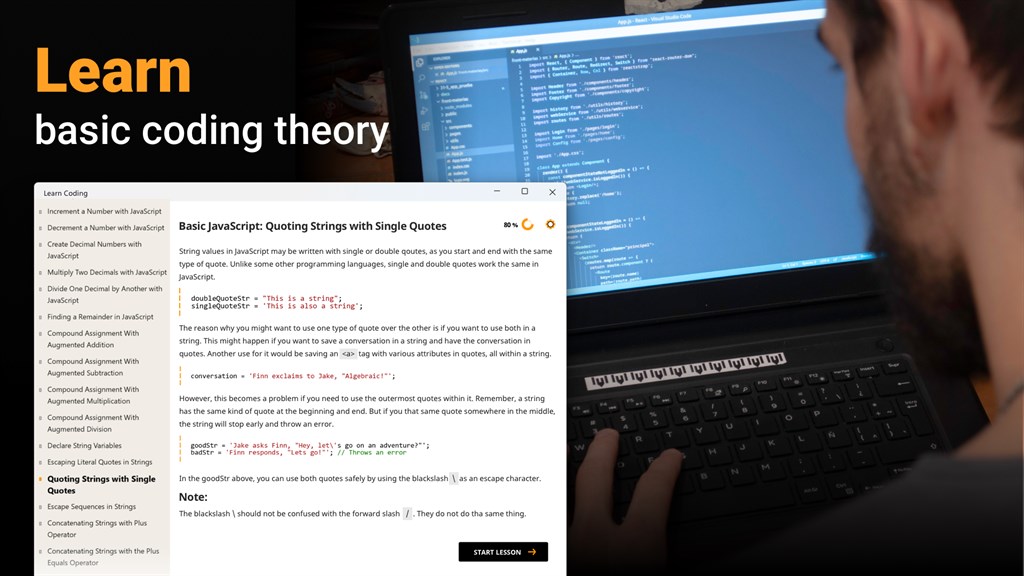 Learn Coding - JavaScript Screenshot Image #2
