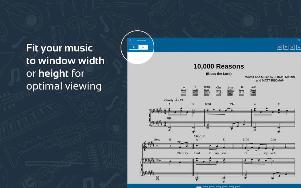 Musicnotes Sheet Music Player Screenshot Image