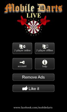 Mobile Darts Live Screenshot Image