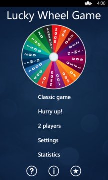 Lucky Wheel Game Screenshot Image