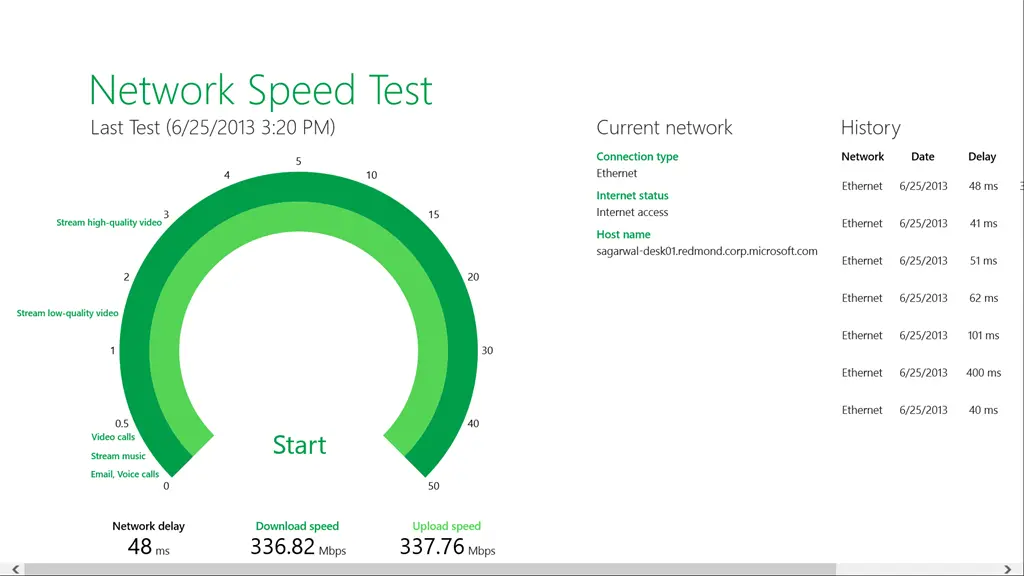 Network Speed Test Screenshot Image #2