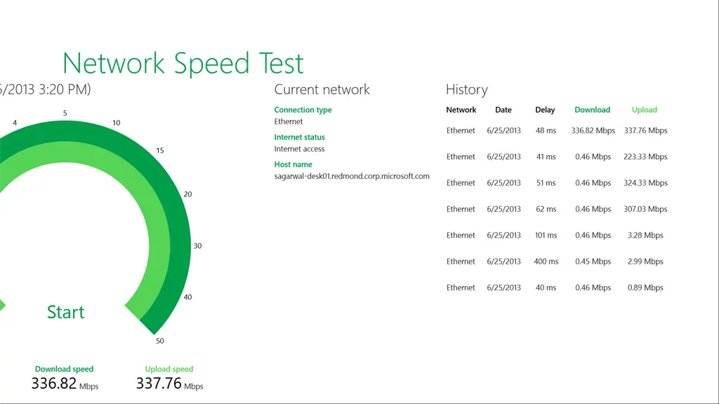Network Speed Test Screenshot Image #3