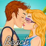 Beach Kissing Dressup Image