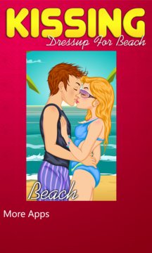 Beach Kissing Dressup App Screenshot 1