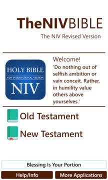 The NIV Bible Screenshot Image