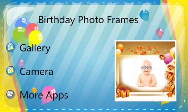 Birthday Photo Frames Screenshot Image
