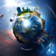 Weather Planet Icon Image