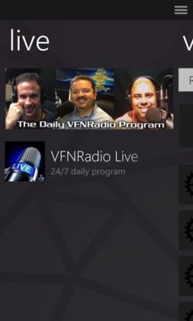 VFNtv App Screenshot 1