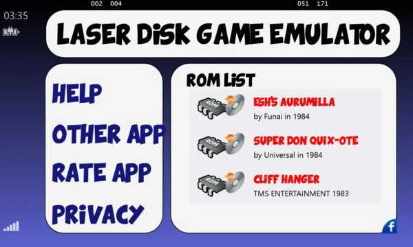 LaserDisk Game Emulator Screenshot Image