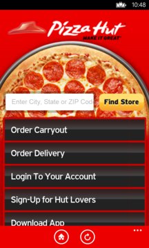 Pizza Hut Screenshot Image