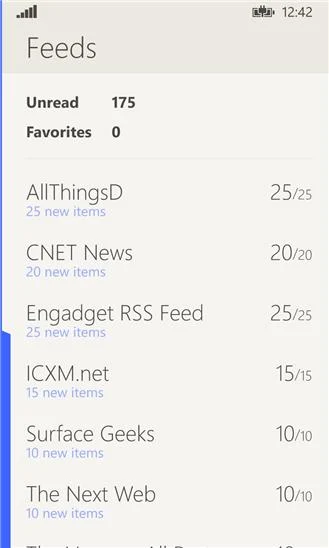 Fedora Reader Screenshot Image