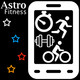 Astro Fitness Icon Image