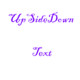 UpsideDown Text Icon Image