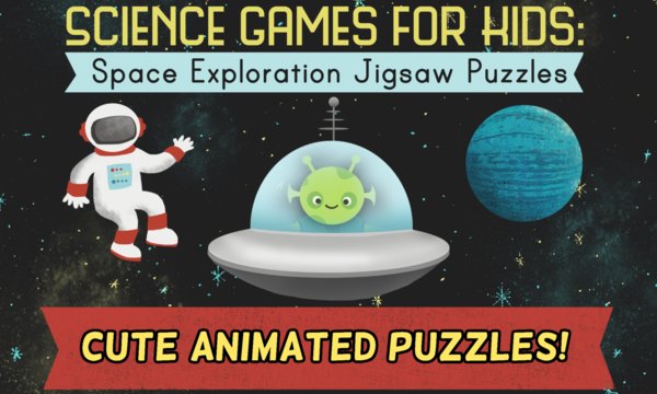 Science Games for Kids: Space Puzzles Screenshot Image