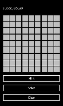Sudoku Solver Screenshot Image