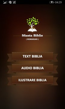 Romanian Holy Bible with Audio Screenshot Image