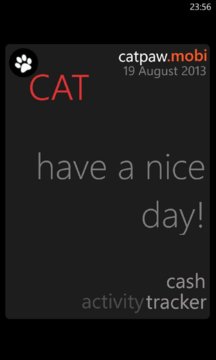 Cash Activity Tracker Screenshot Image
